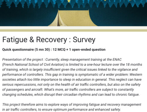 Spørreundersøkelse om Fatigue&Recovery